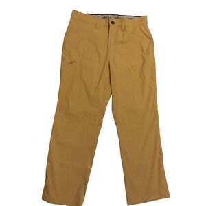 Orvis Mens Tech Performance Chinos Khaki Tan Stretch Pants 34x29